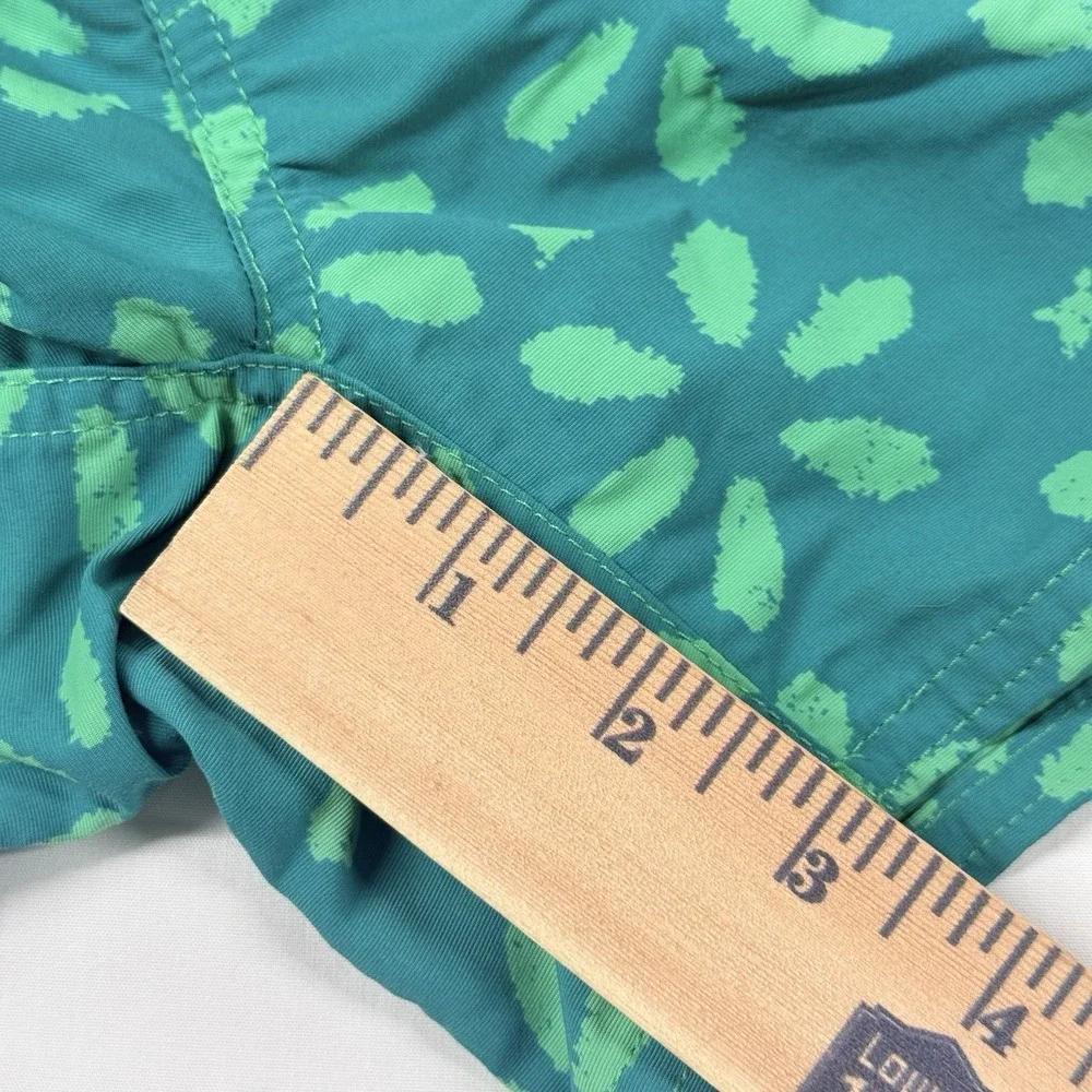 Patagonia Wavefarer Board Shorts Womens 10 Teal Sand Dollar Surf Swim Nylon‎
